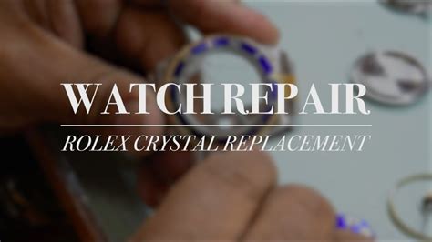 rolex sapphire crystal repair|Rolex crystal replacement cost.